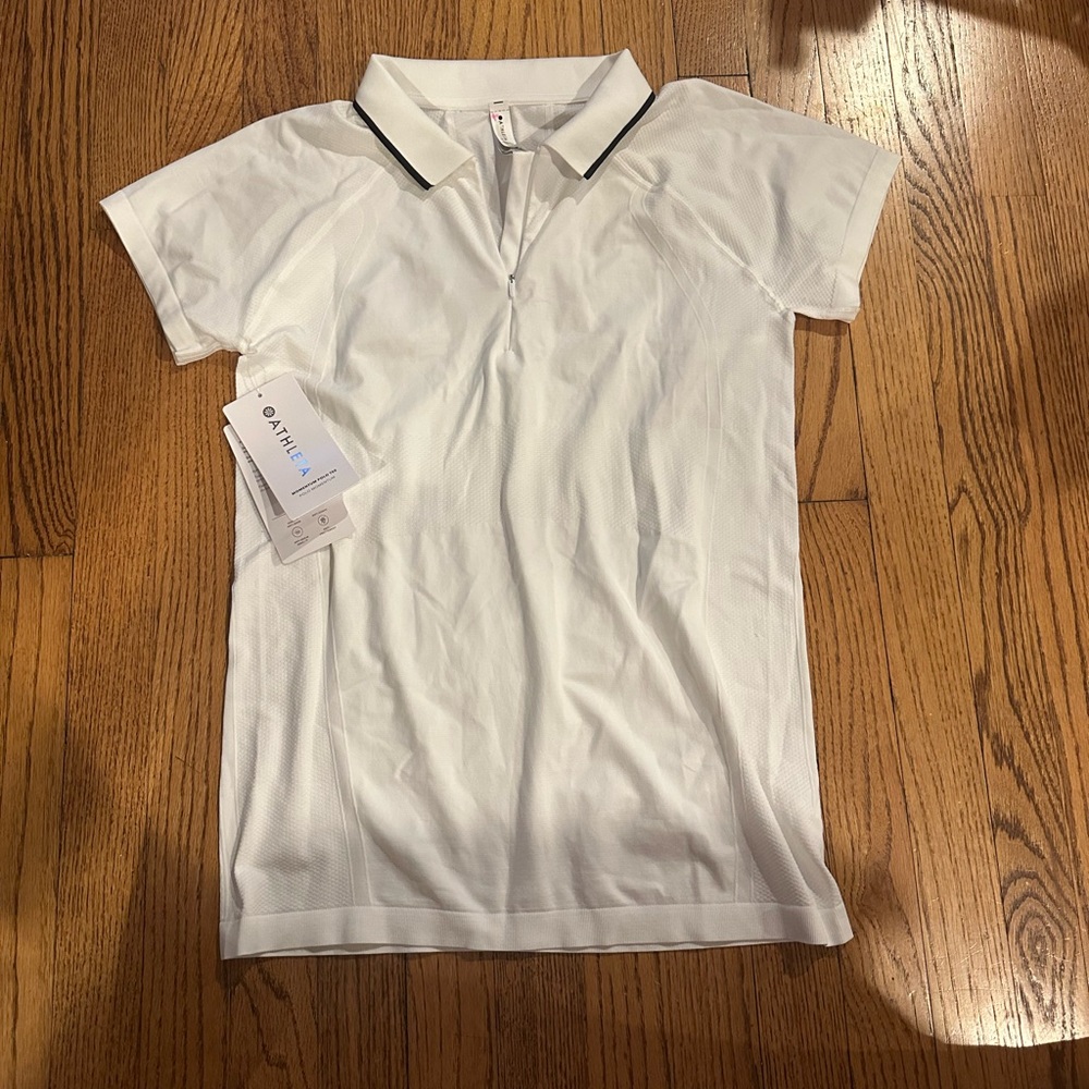 Athleta Momentum Polo Tee Size Large